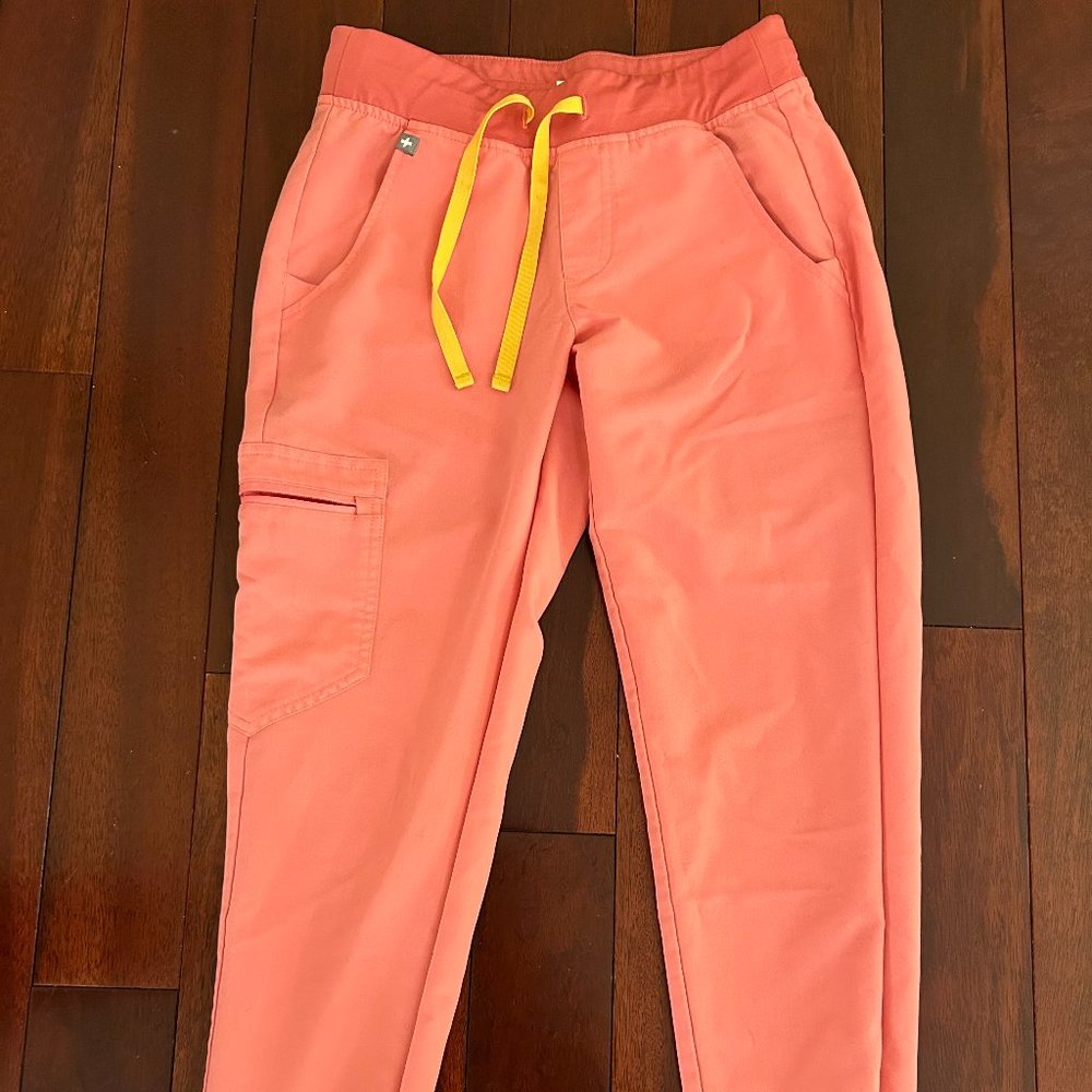 FIGS Women's Zamora - Petite Jogger Scrub Pants - XS - Petite / Neon Pink color